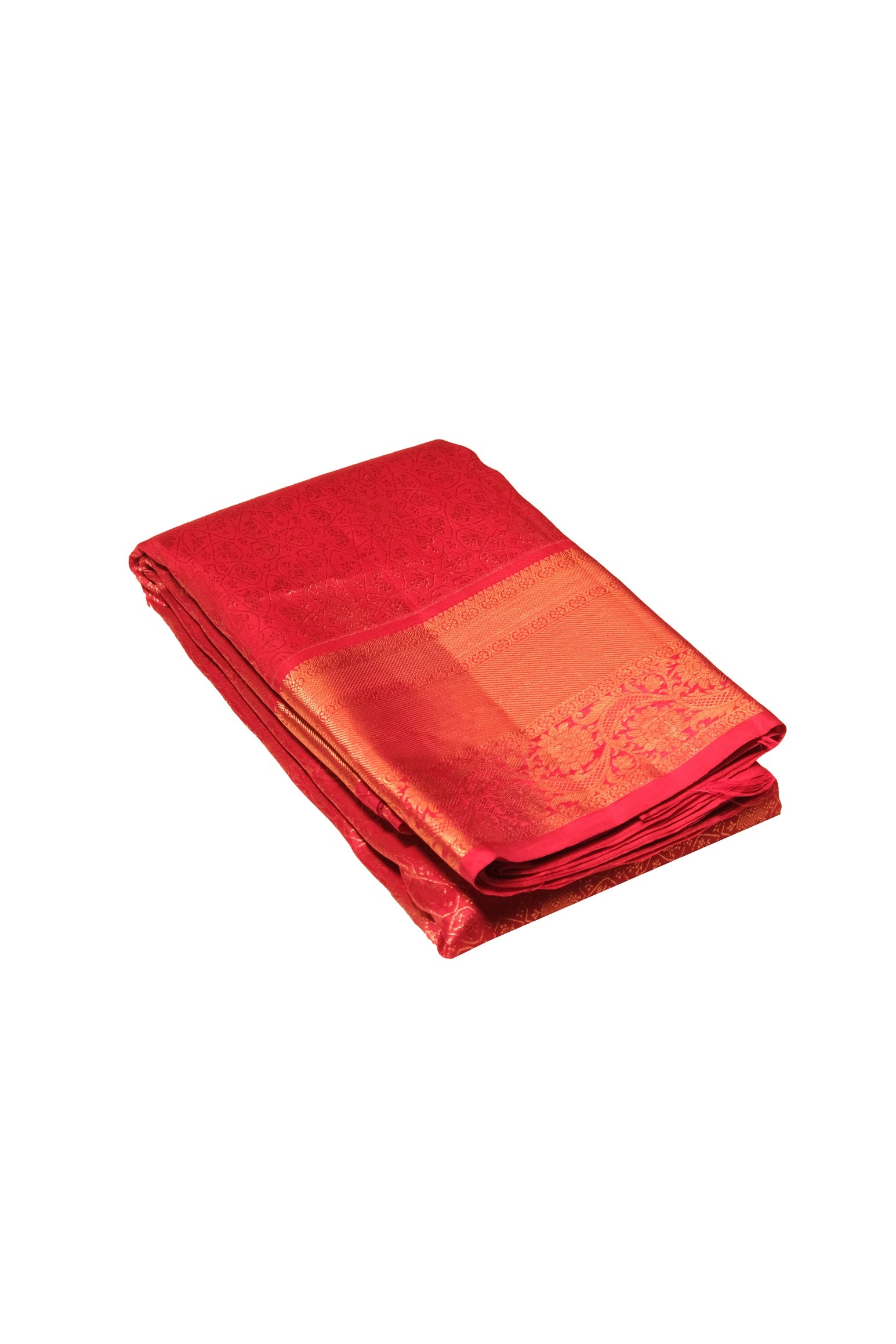 Maroon color Pure Kanchipuram wedding saree.