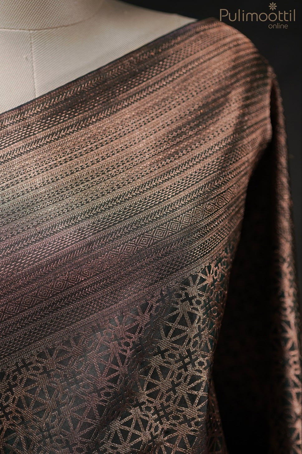 Dark Green Colour Brocade Wedding Saree
