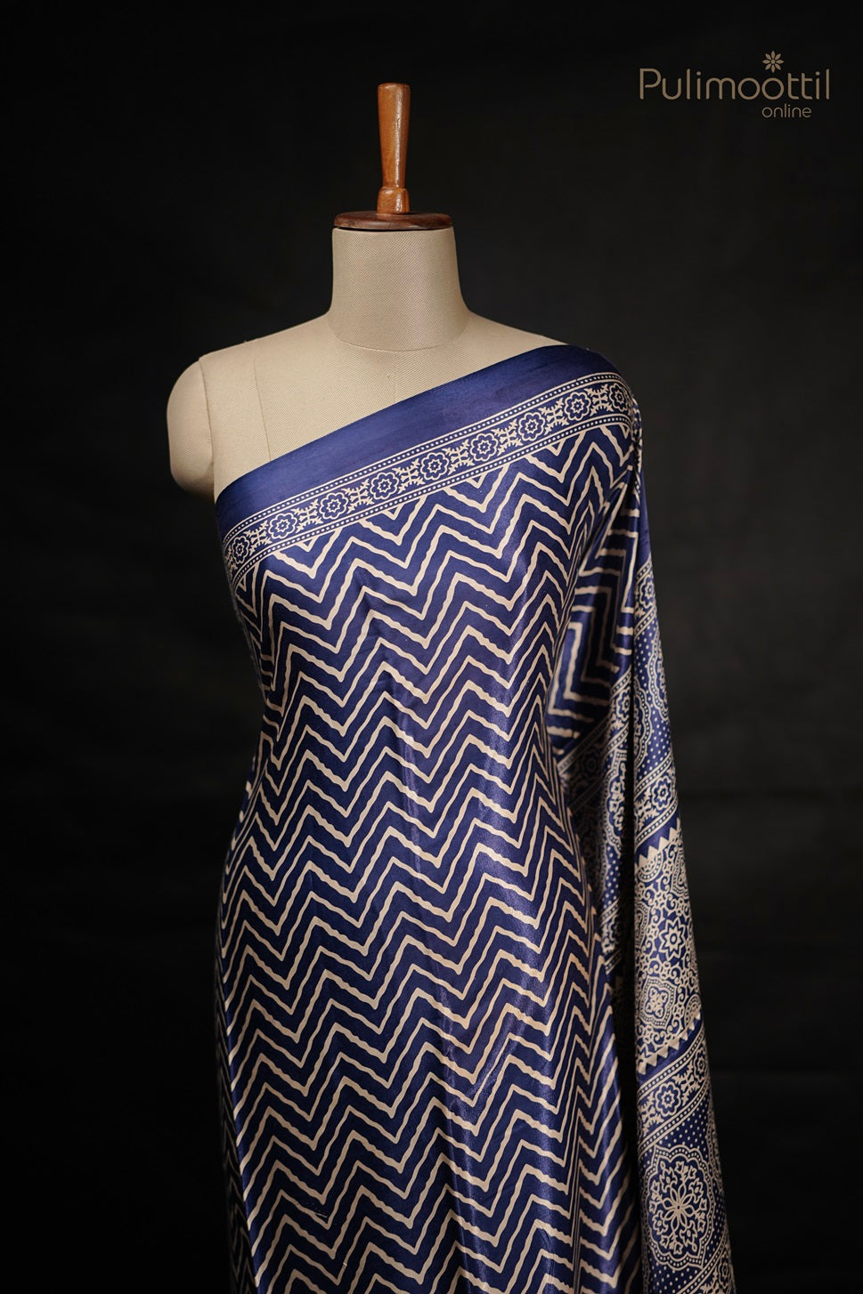 Blue Colour Modal Silk Saree