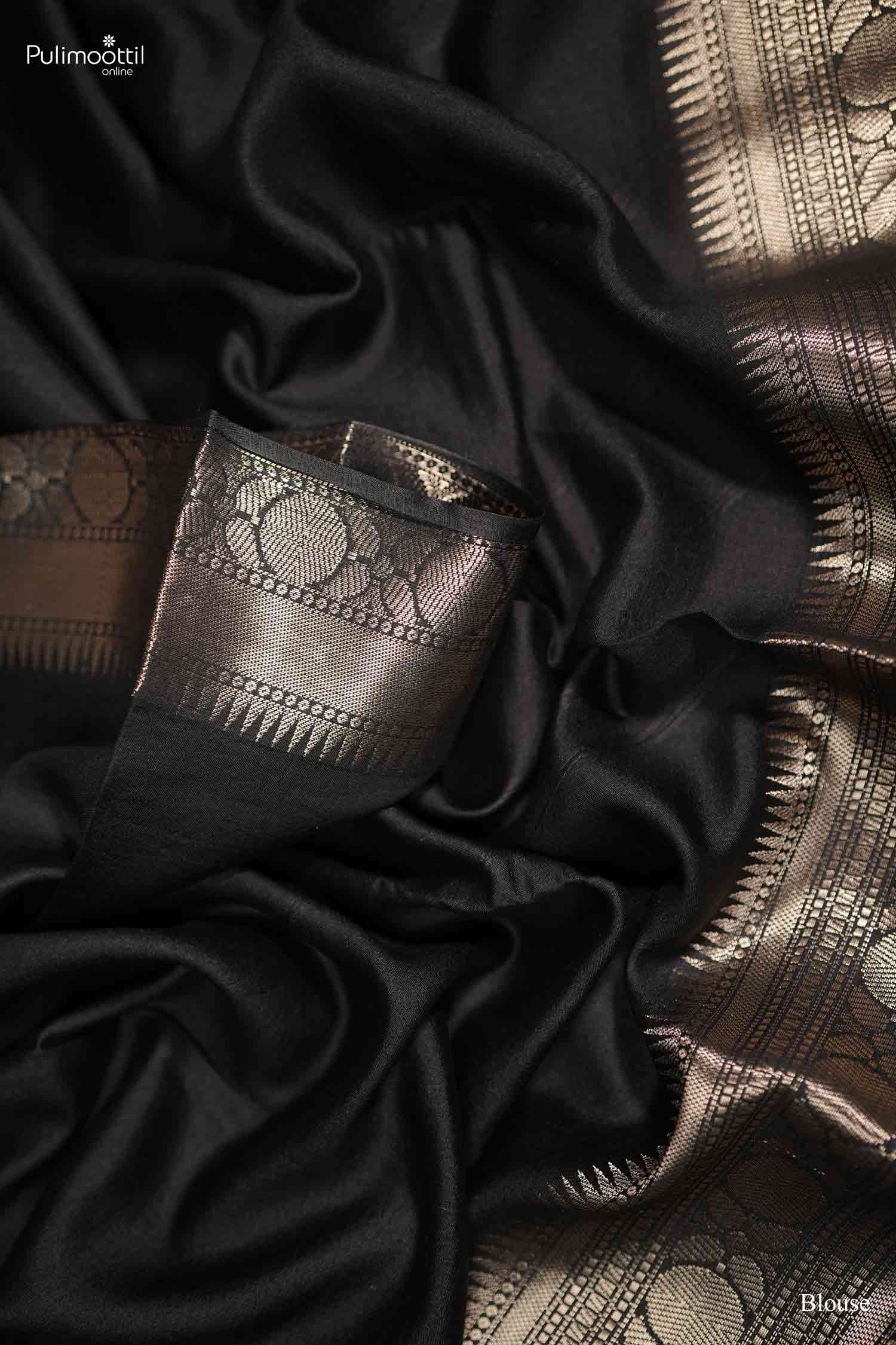 Pastel Olive Green Colour Chiniya Silk Saree