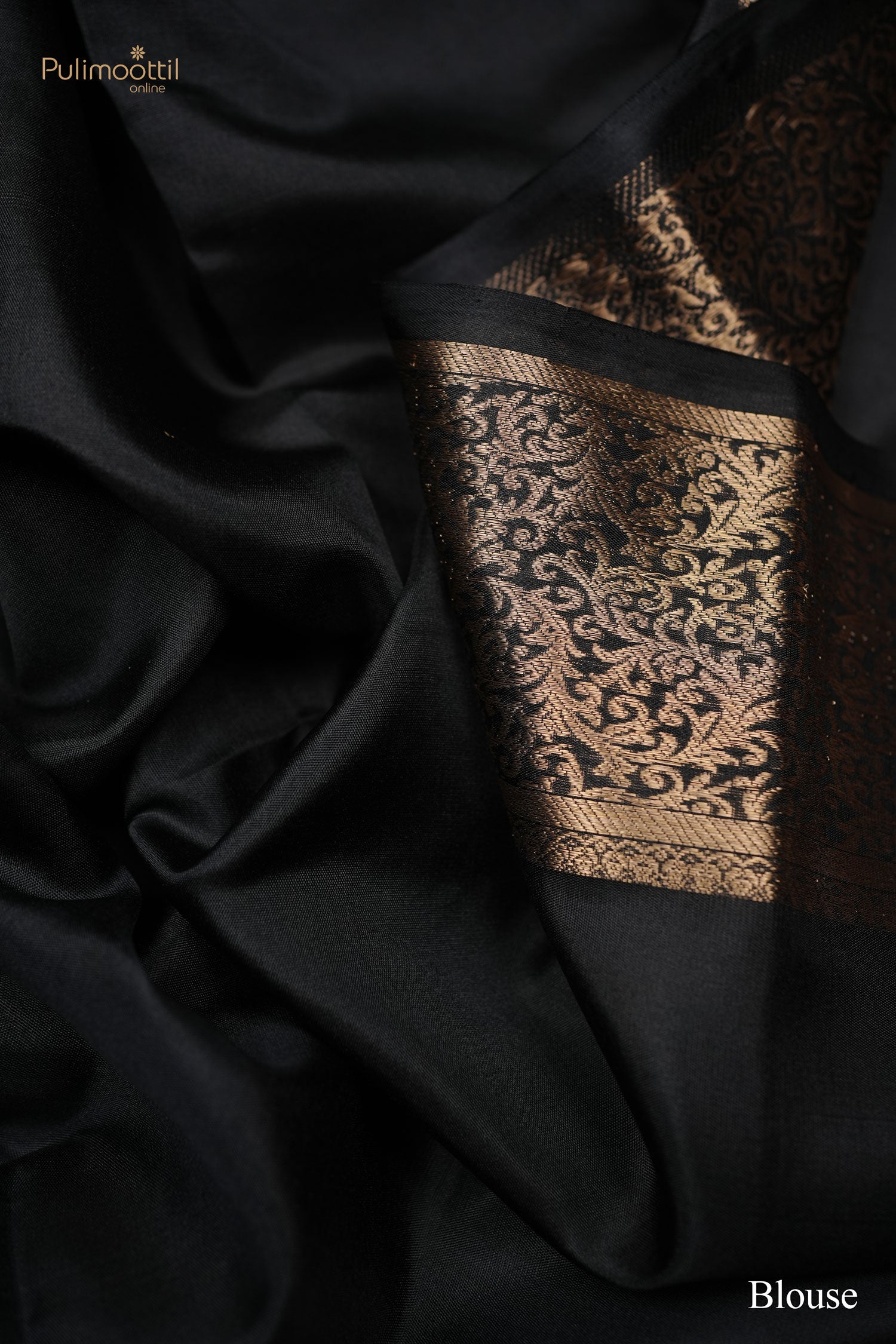 Off-white color Kanchipuram silk saree