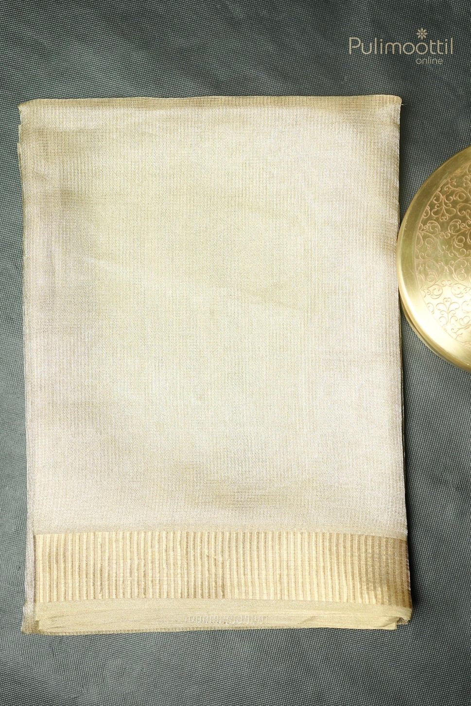 Golden Tissue Multicolour Fancy Saree