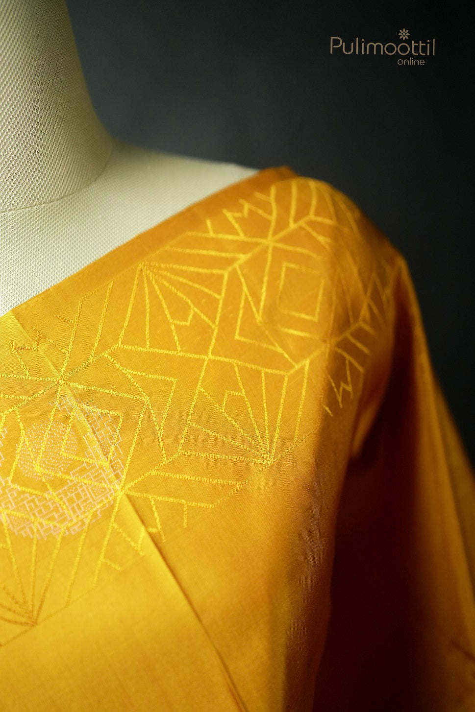 Mustard Yellow Colour Kanchipuram Soft Silk Saree