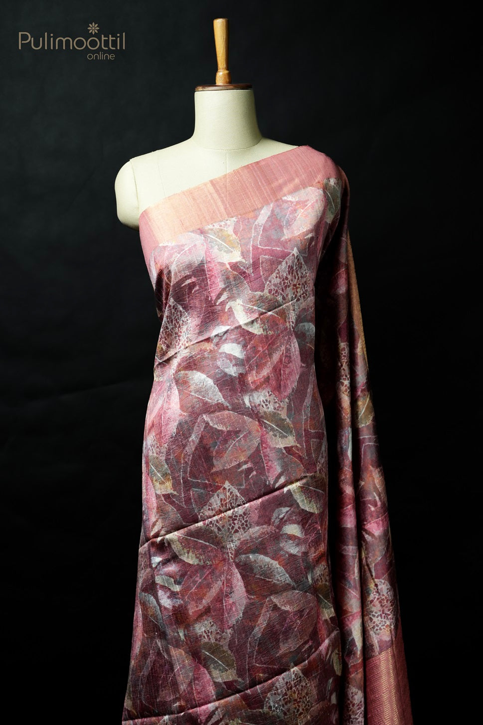 Multicolour Printed Jute Silk Saree