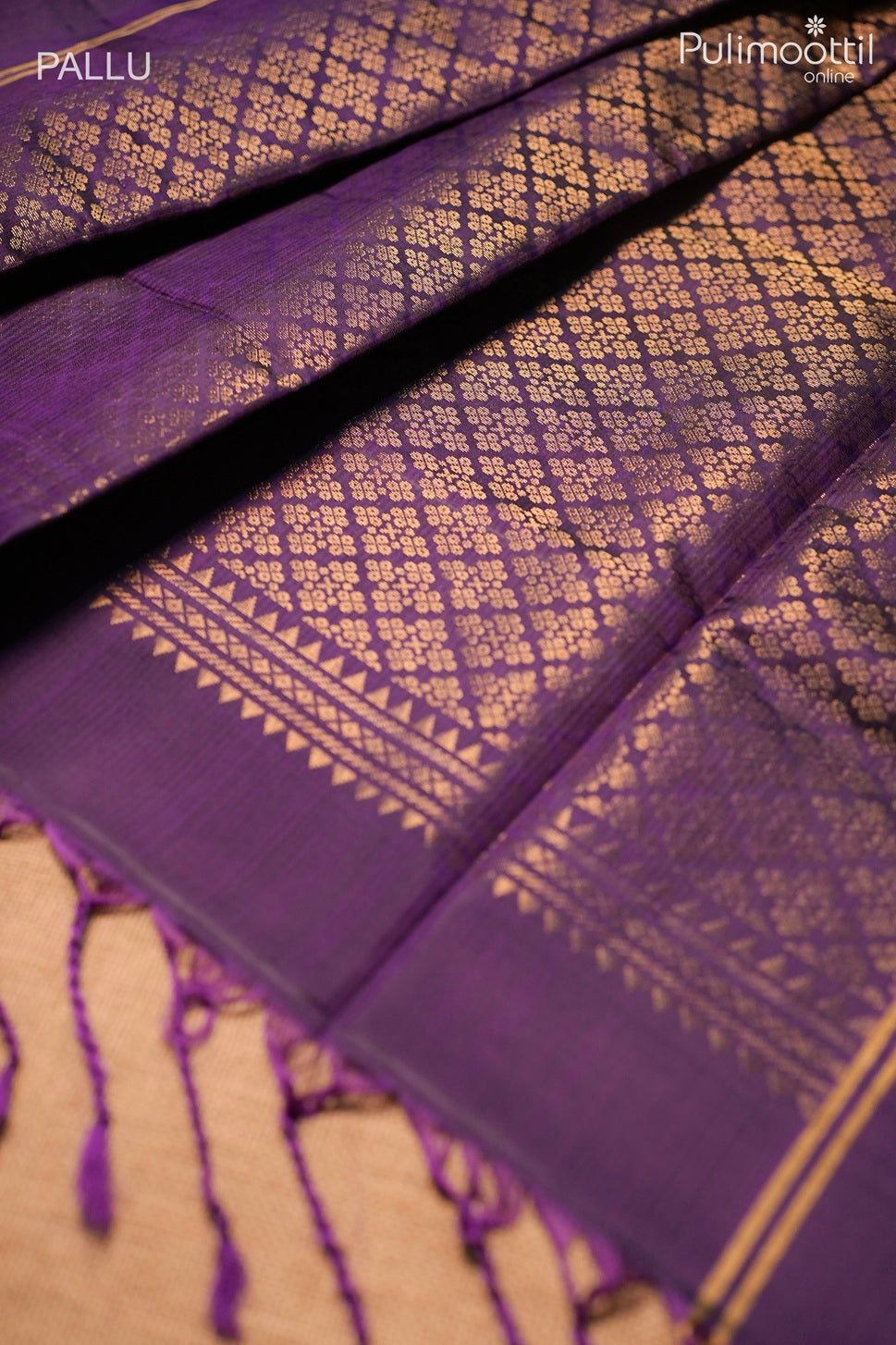 Mustard yellow color Kanchipuram soft silk saree