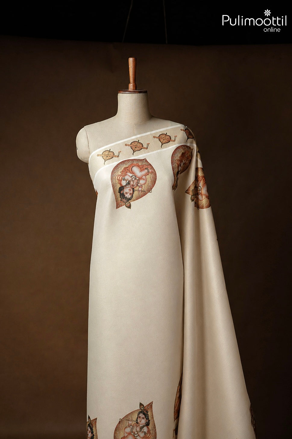 Kerala Traditional Golden Tissue Set Saree
