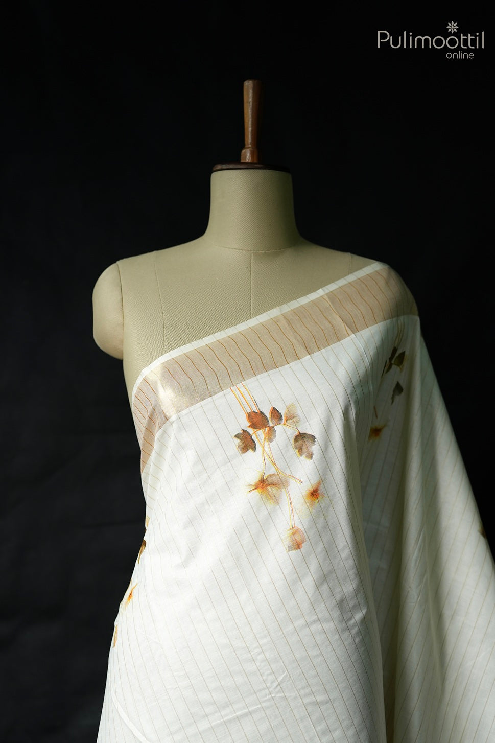 Kerala traditional floral print set saree