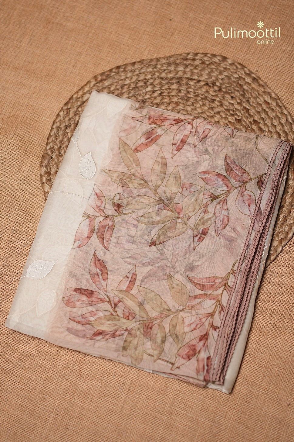 Off White Colour Organza Fancy Saree