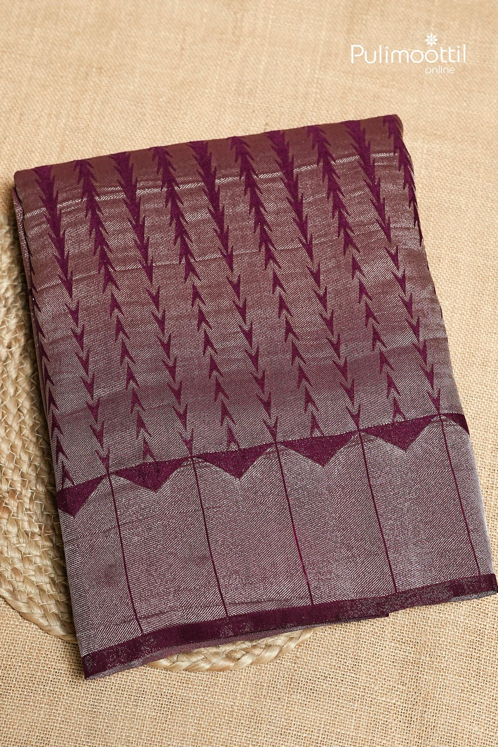 Purple Colour Banarasi Saree