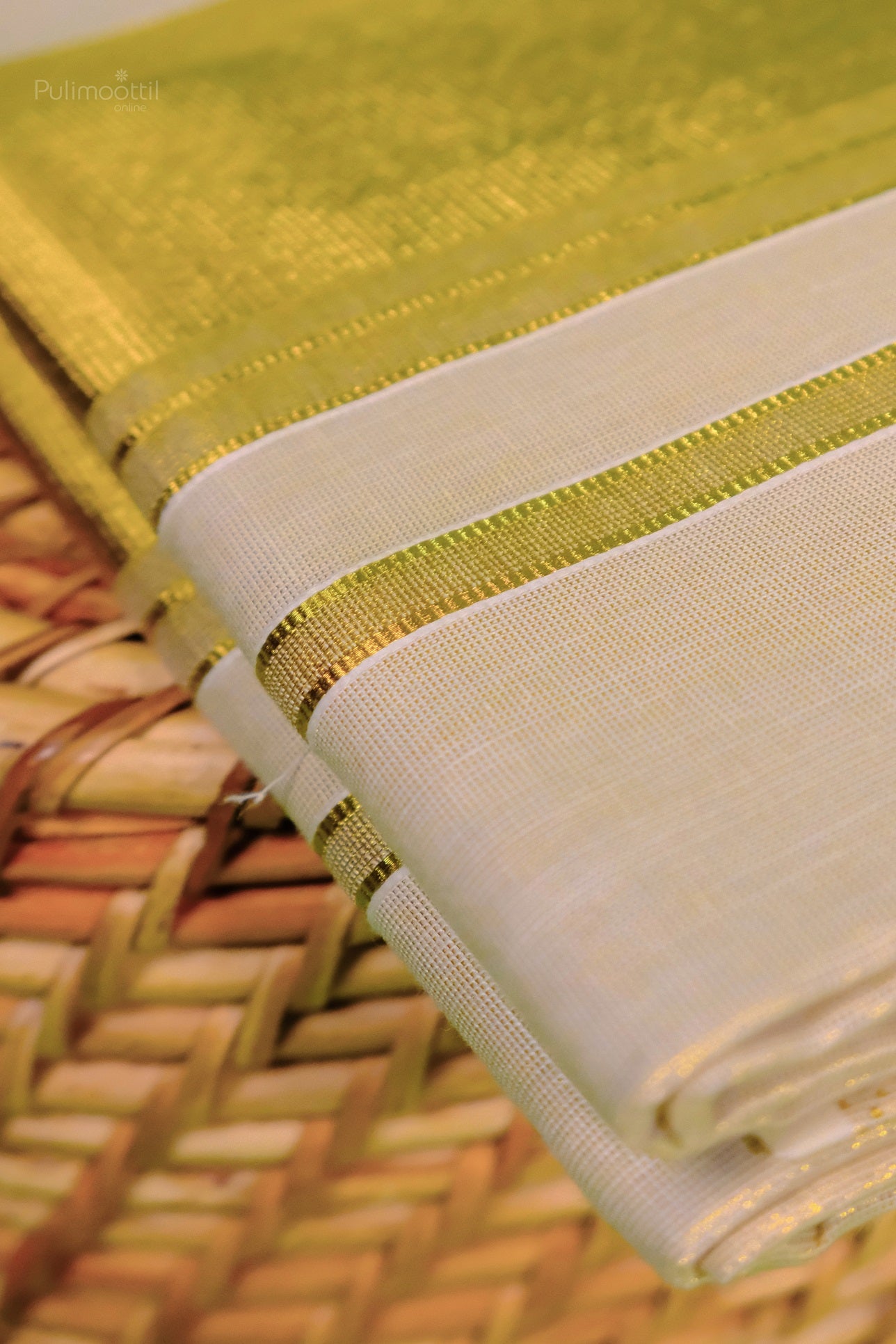 Golden Tissue KeralaTraditional Saree