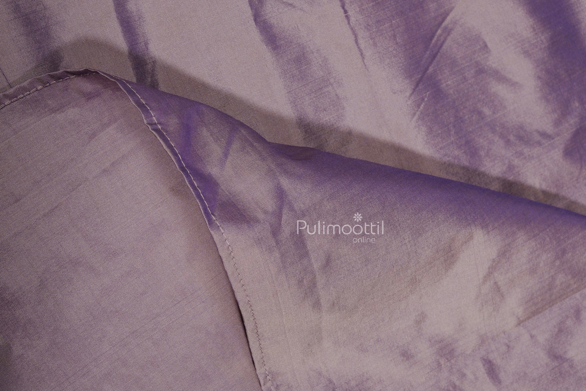 Heather Plam Color Pure Crushed Organza Saree