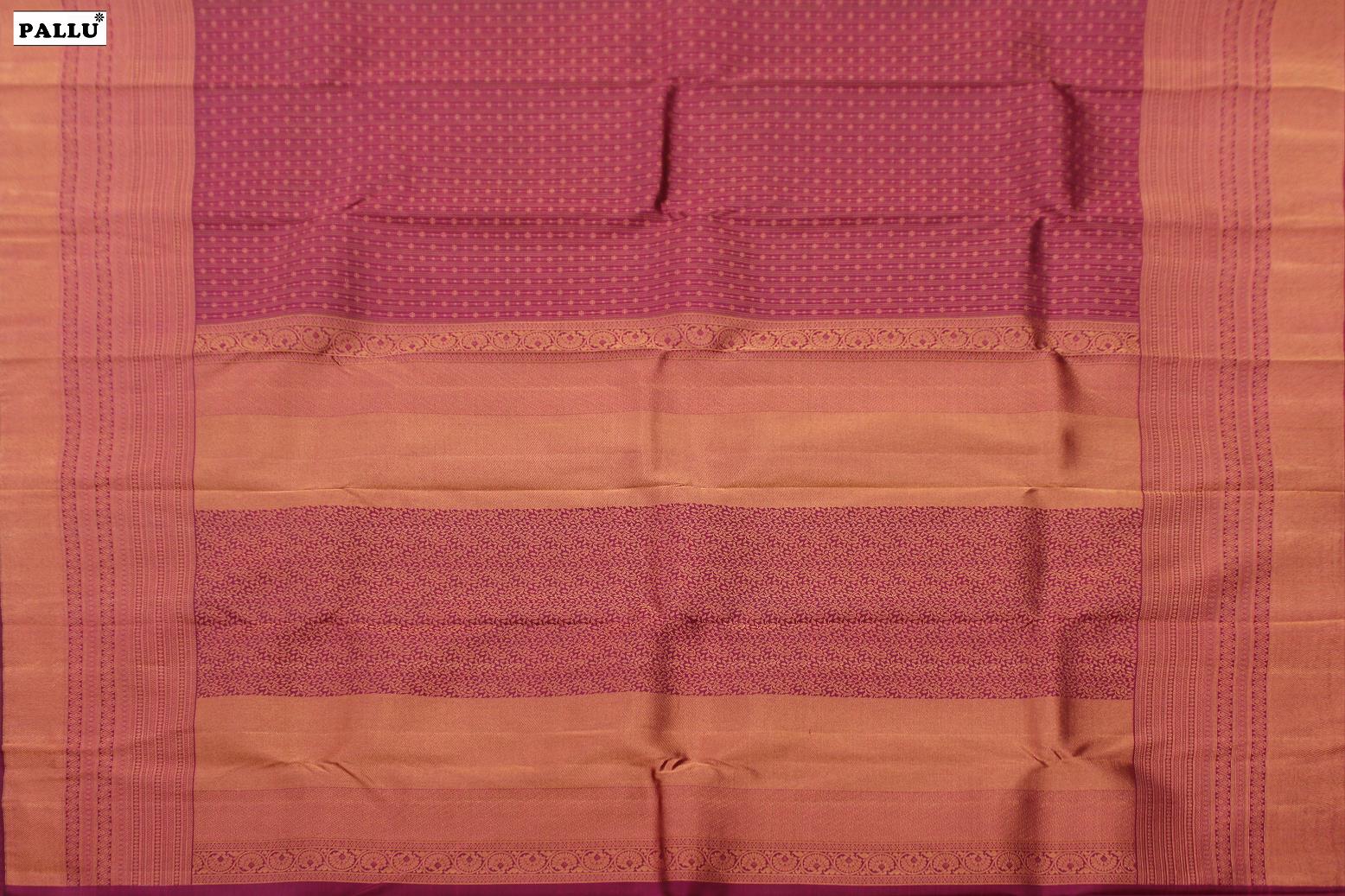 Wine Colour, Bridal Designer Silk Saree.