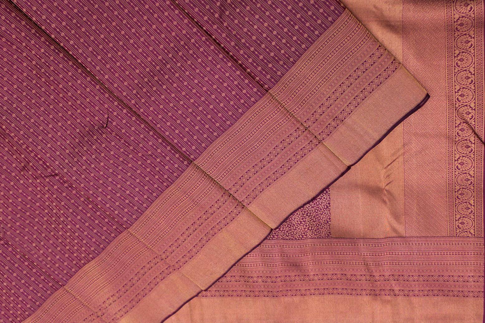 Wine Colour, Bridal Designer Silk Saree.