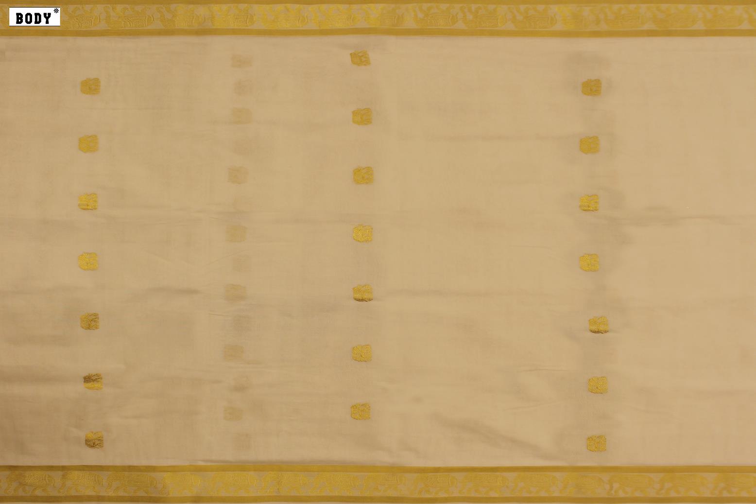 Hand-Loom Cotton Kerala Saree.