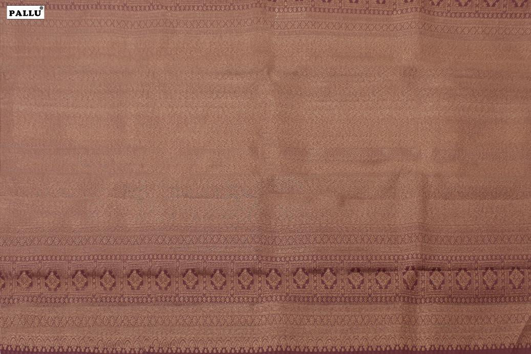 Dusty Purple Colour, Bridal Designer Silk Saree.