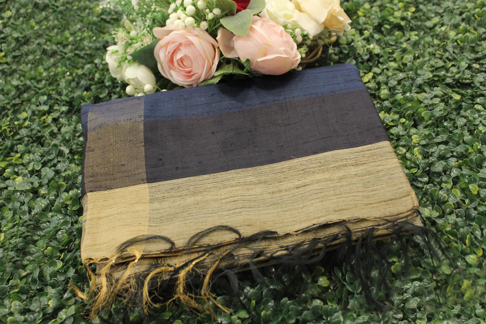 Saporta Chikku Colour, Jute Silk Saree.