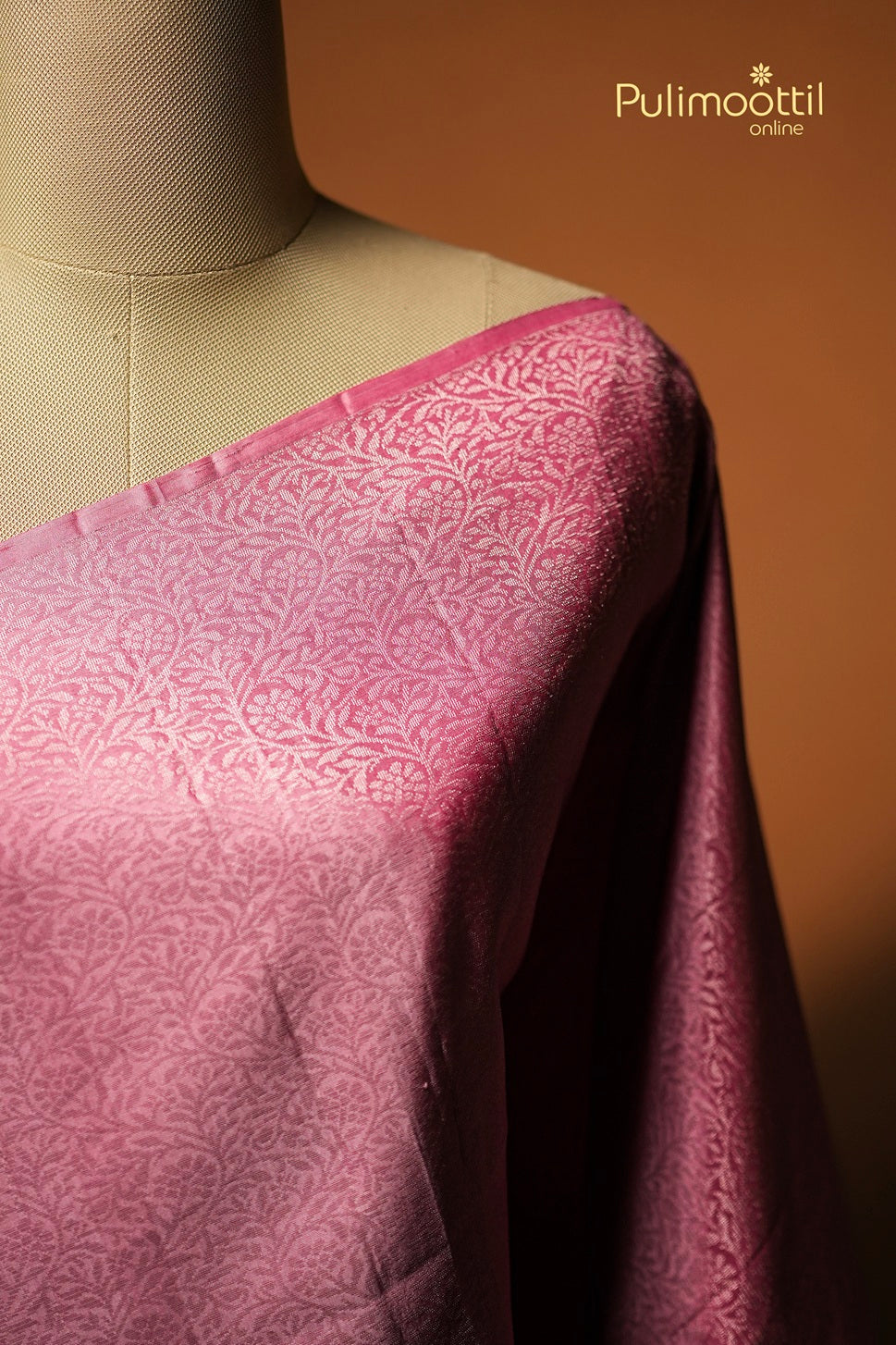 Light Pink Colour Kanchipuram Designer Saree