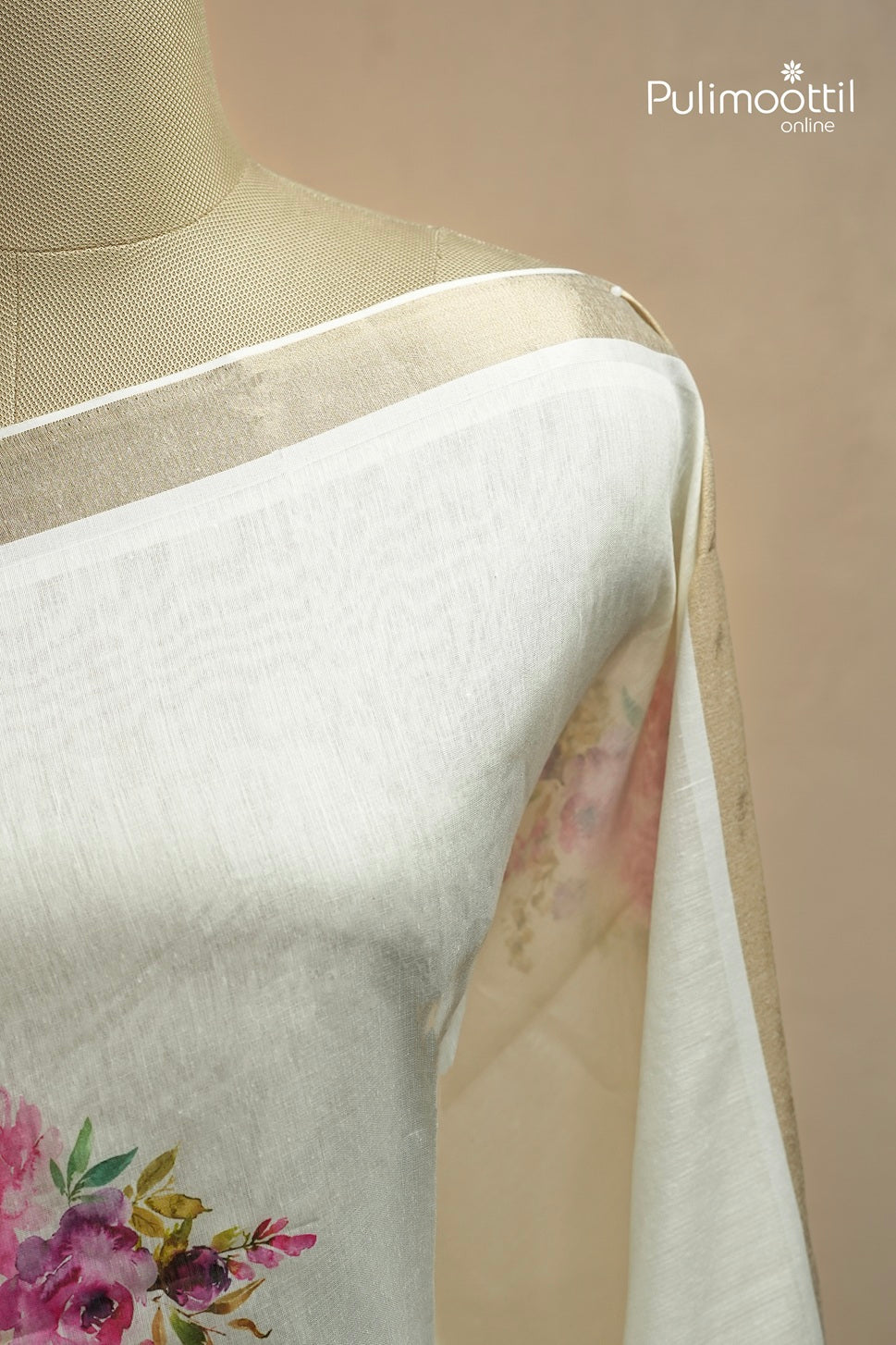 White Colour Traditional Saree