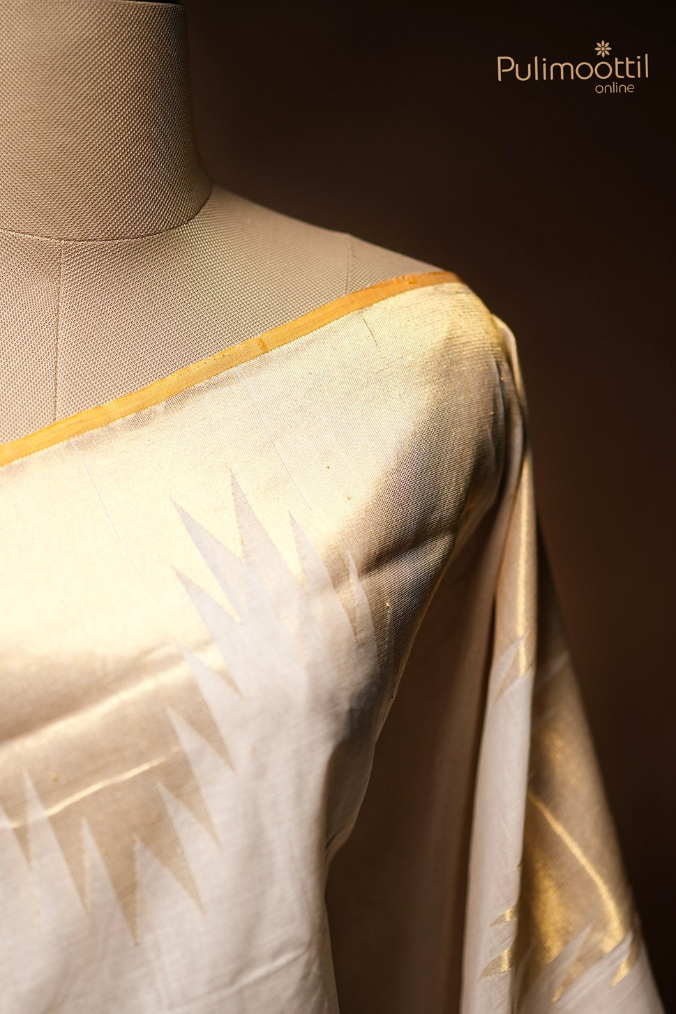 Pure Handloom Cotton Kerala Traditional Saree
