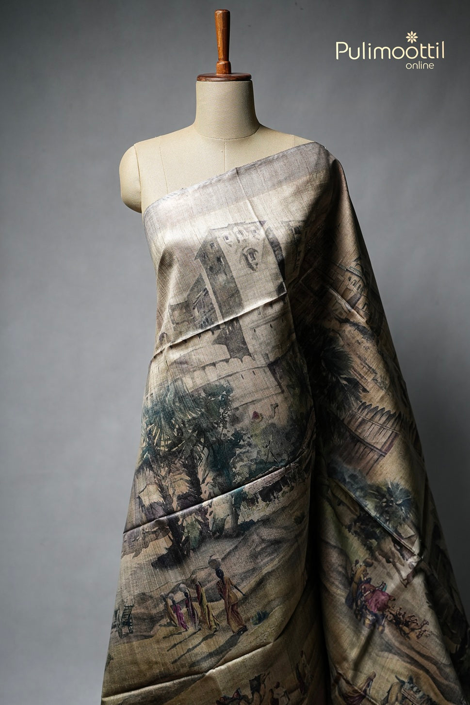 Multicolour Jute Silk Saree