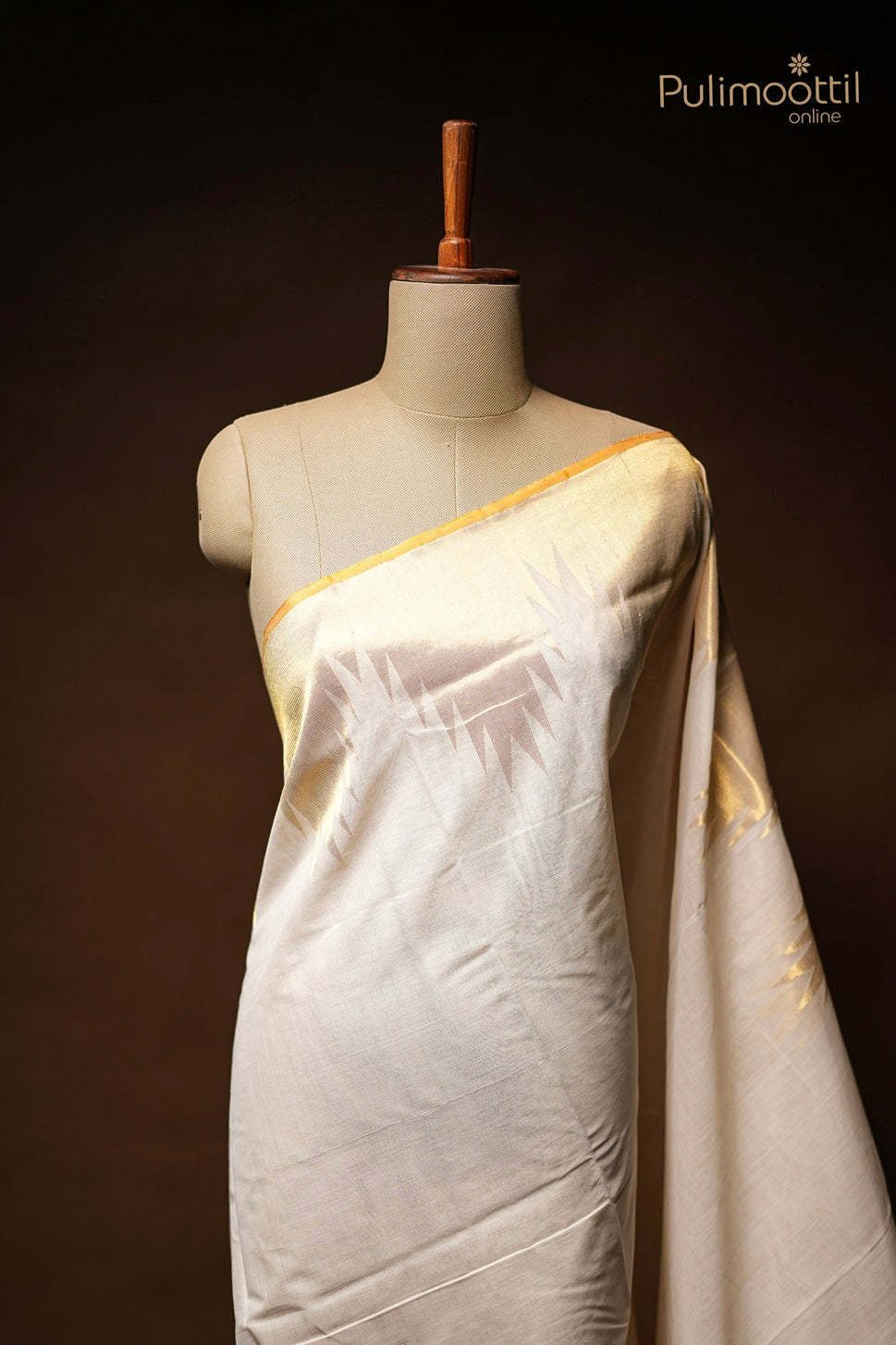 Pure Handloom Cotton Kerala Traditional Saree