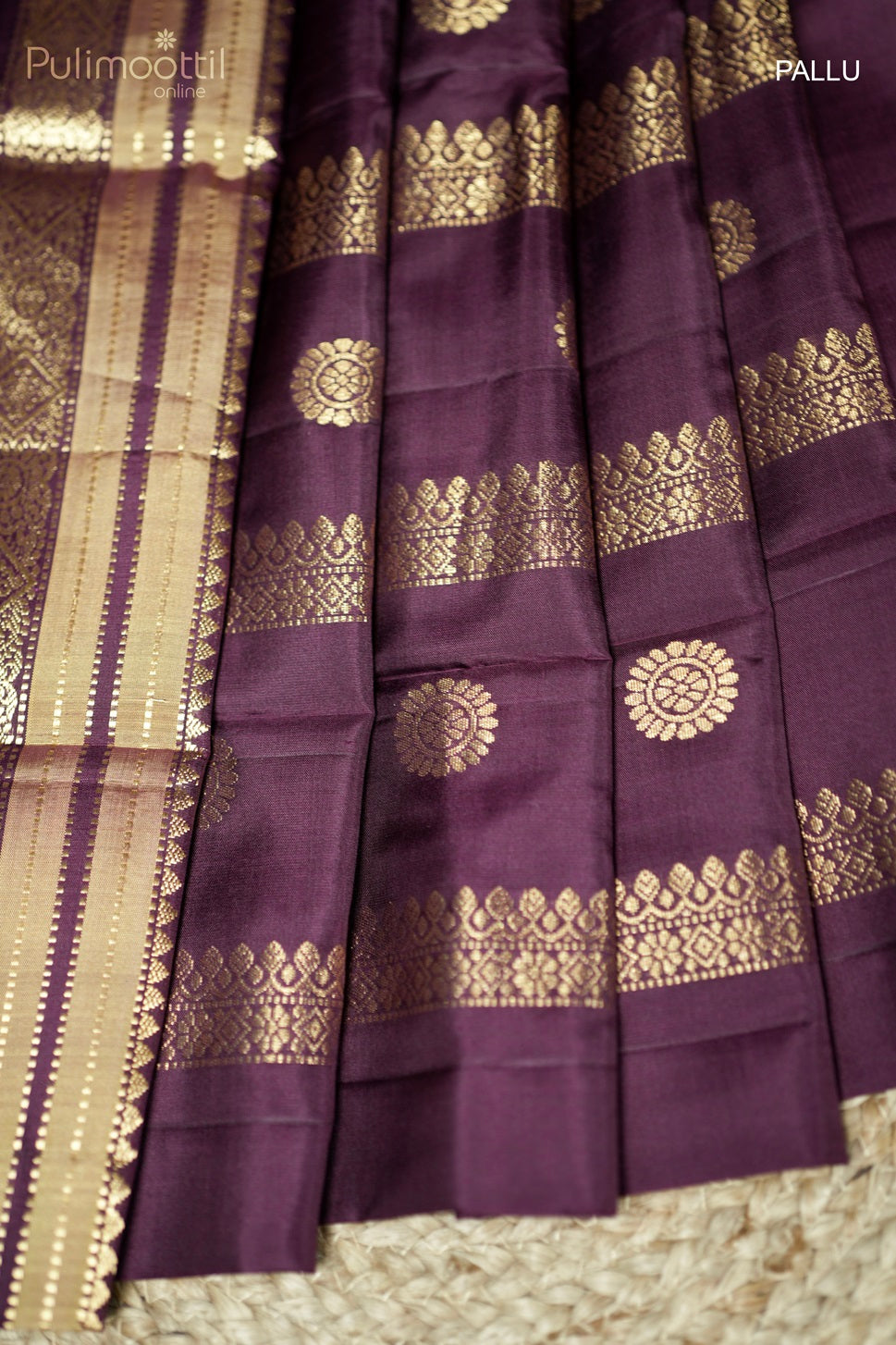 Green and Wine Red Colour Soft Silk Saree.