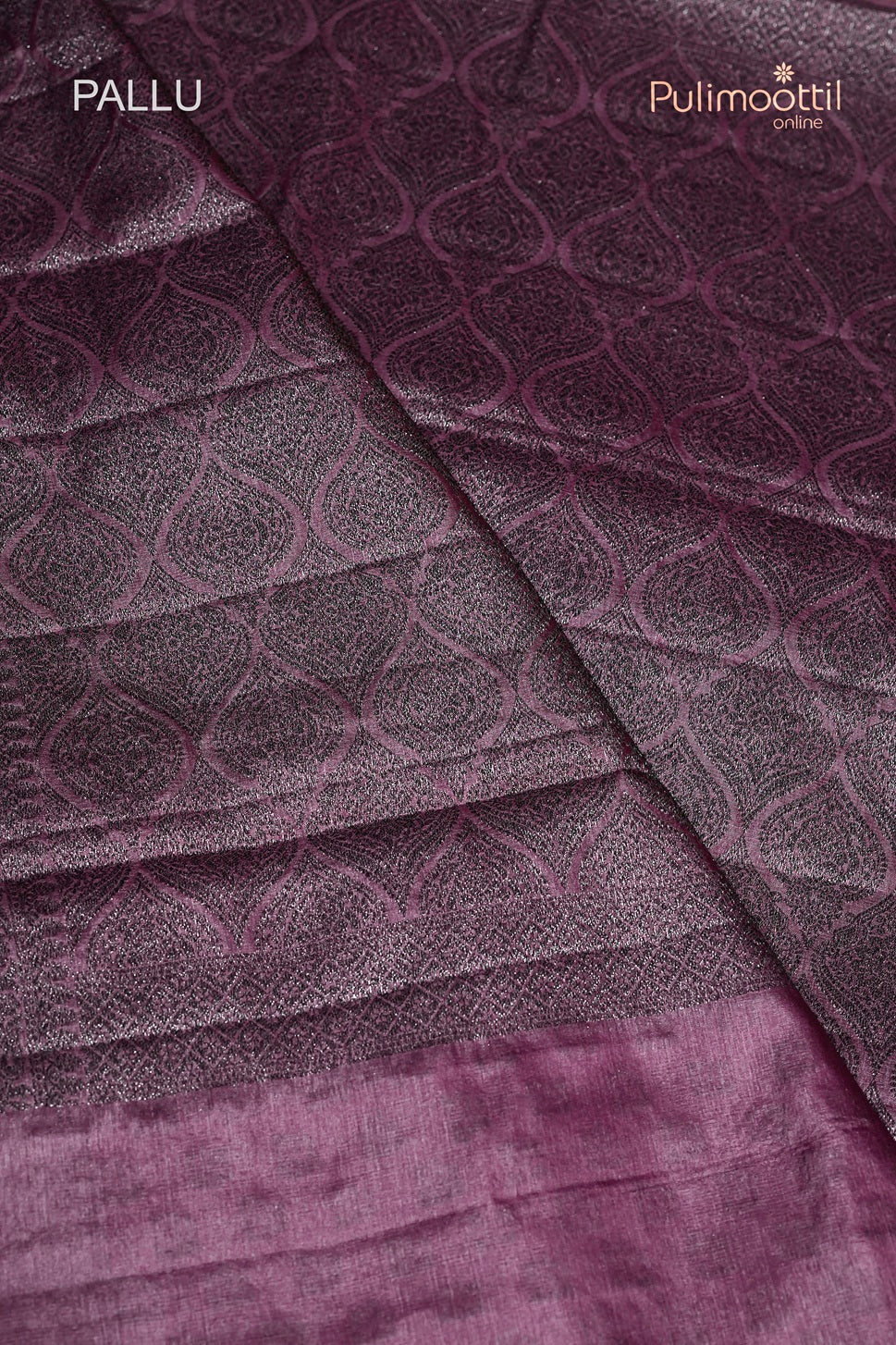 Onion Colour Tussar Silk Saree