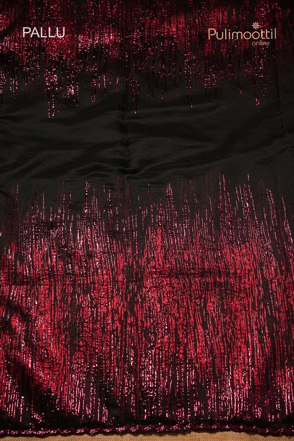 Black Colour Turkish Organza Saree