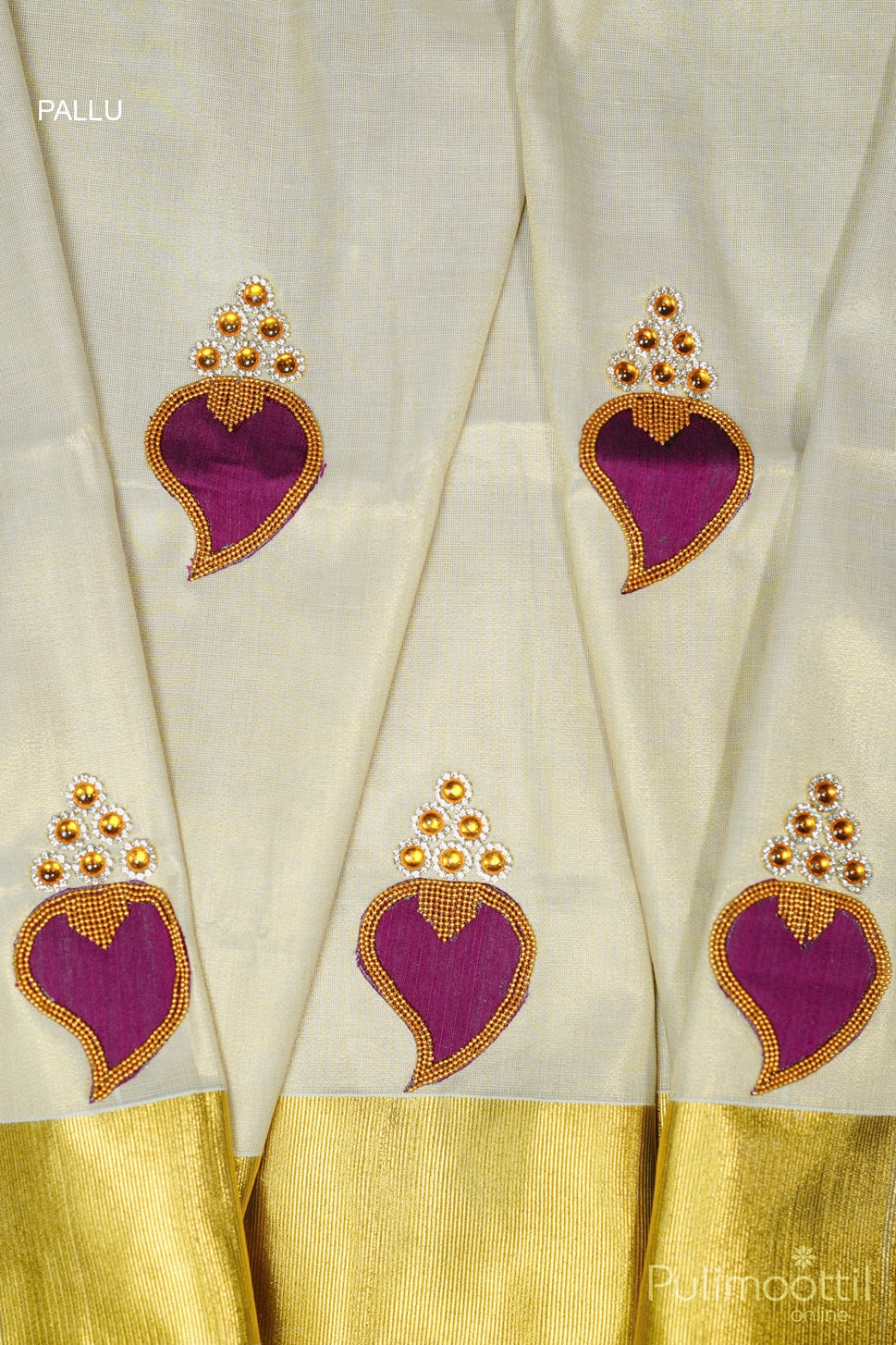 Golden Tissue Kerala Set Saree.