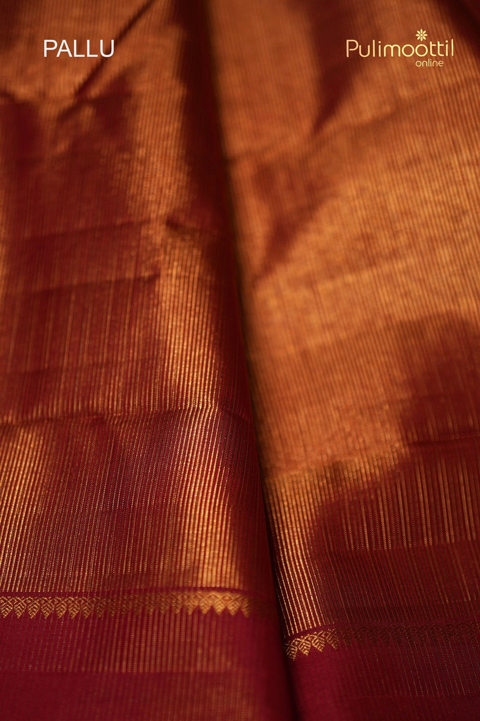 Red Colour Kanchipuram Brocade Wedding Saree