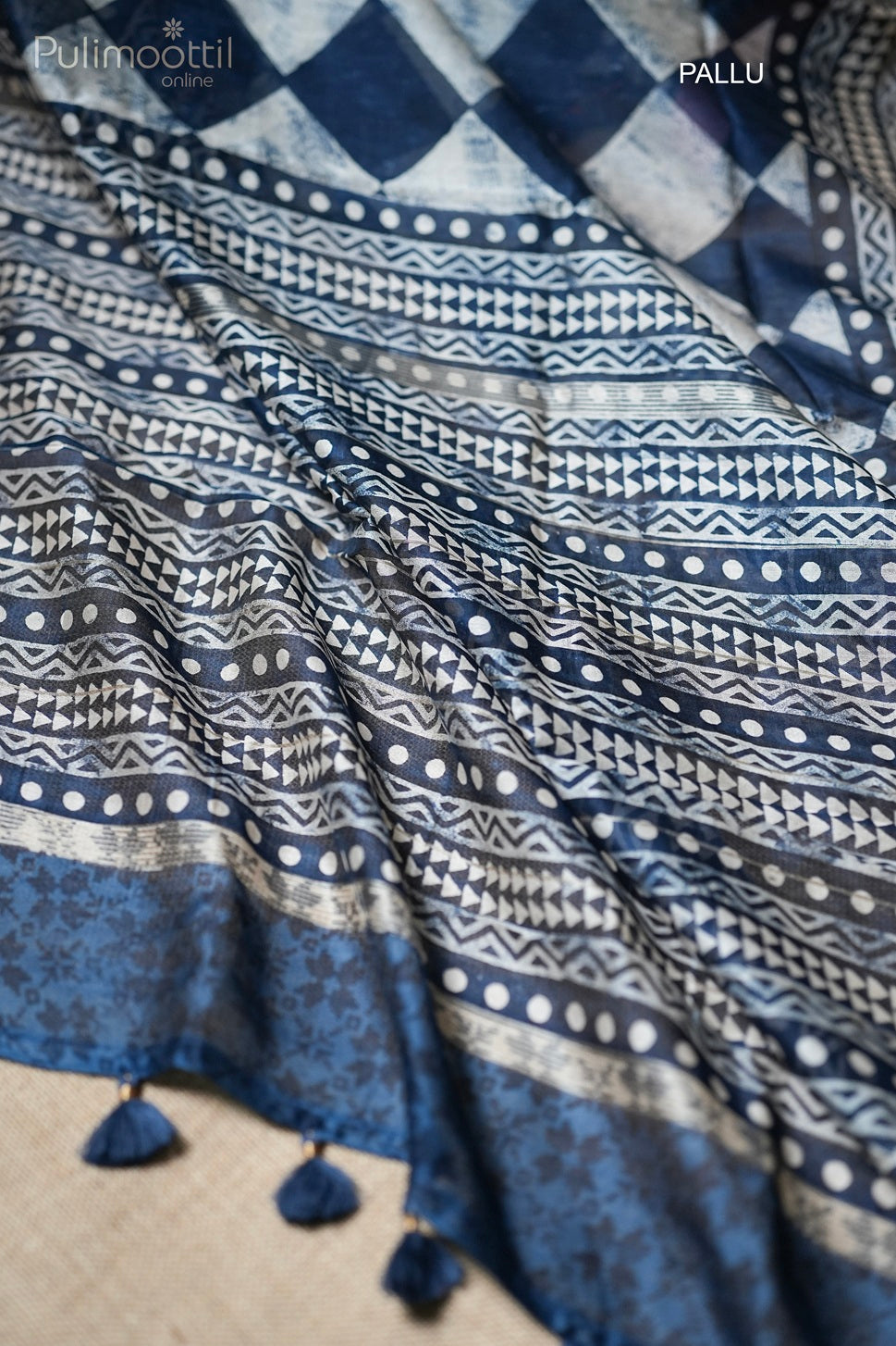 Multicolor Chanderi Saree