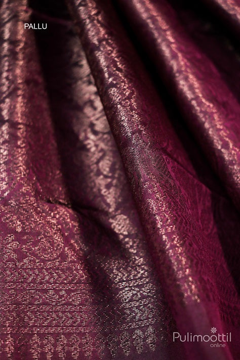 Cream Colour Pure Kanchipuram Soft Silk Saree