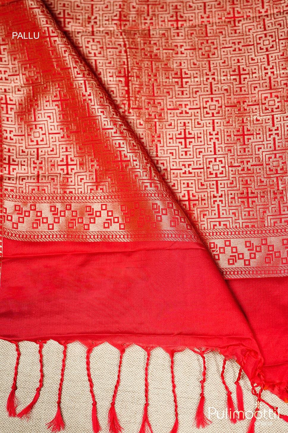 Orange Colour Arni Silk Saree.