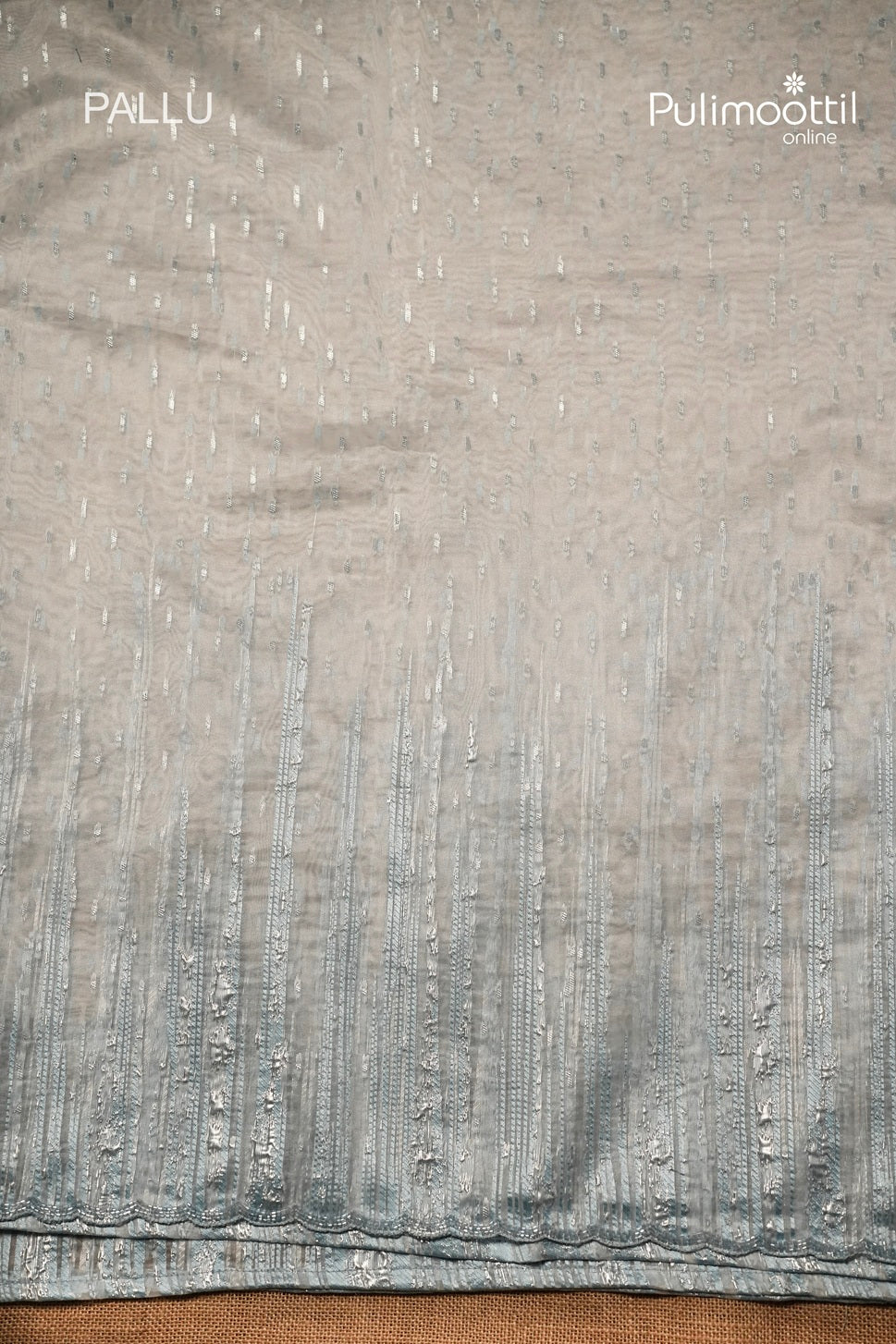 White Colour Turkish Organza Saree