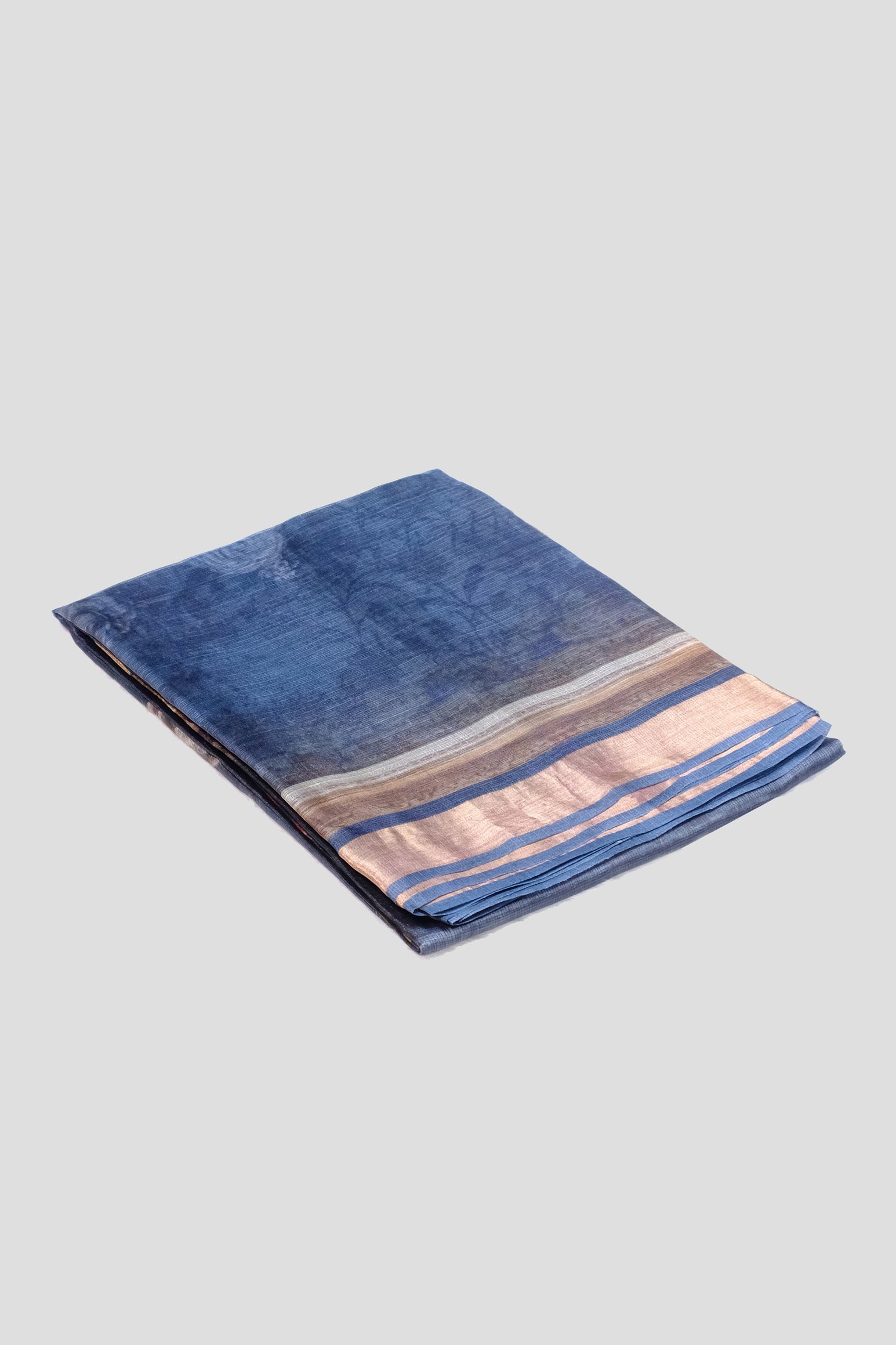 Lynch color pure Tusser silk saree,