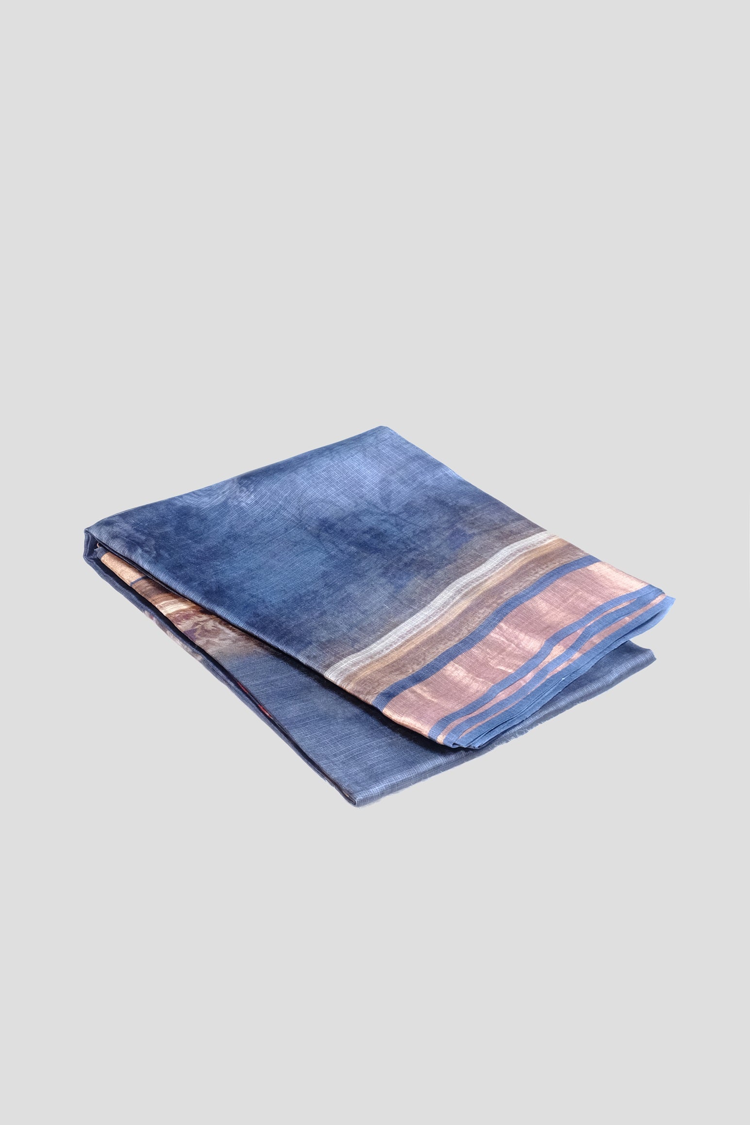 Lynch color pure Tusser silk saree,