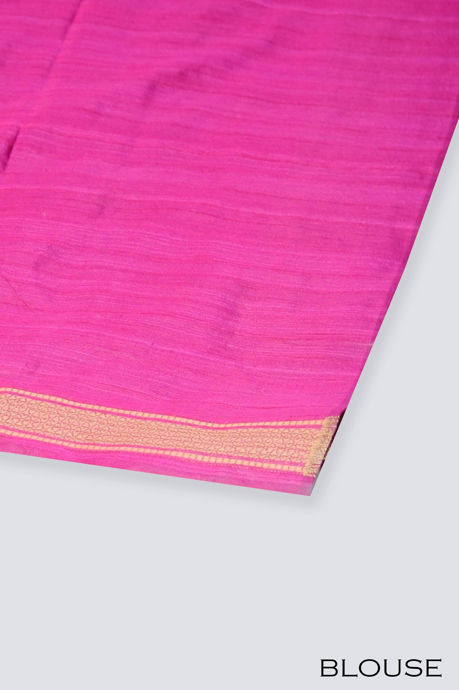 Magenta color tusser saree.