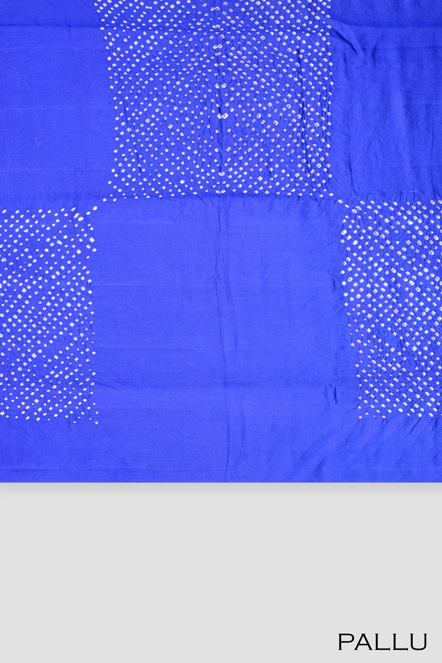 Royal blue color Tusser silk saree.