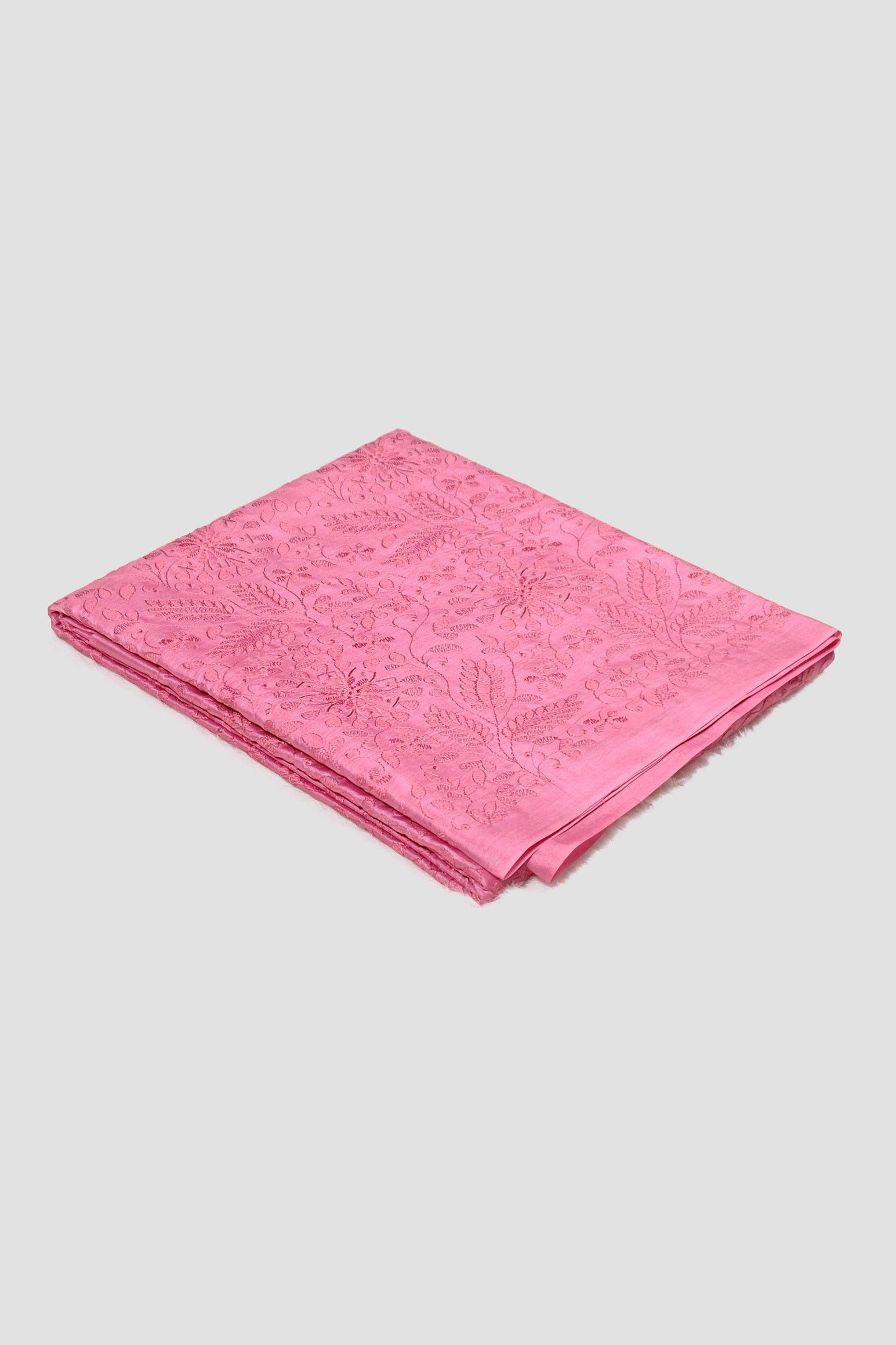 Pink color pure Tusser silk saree