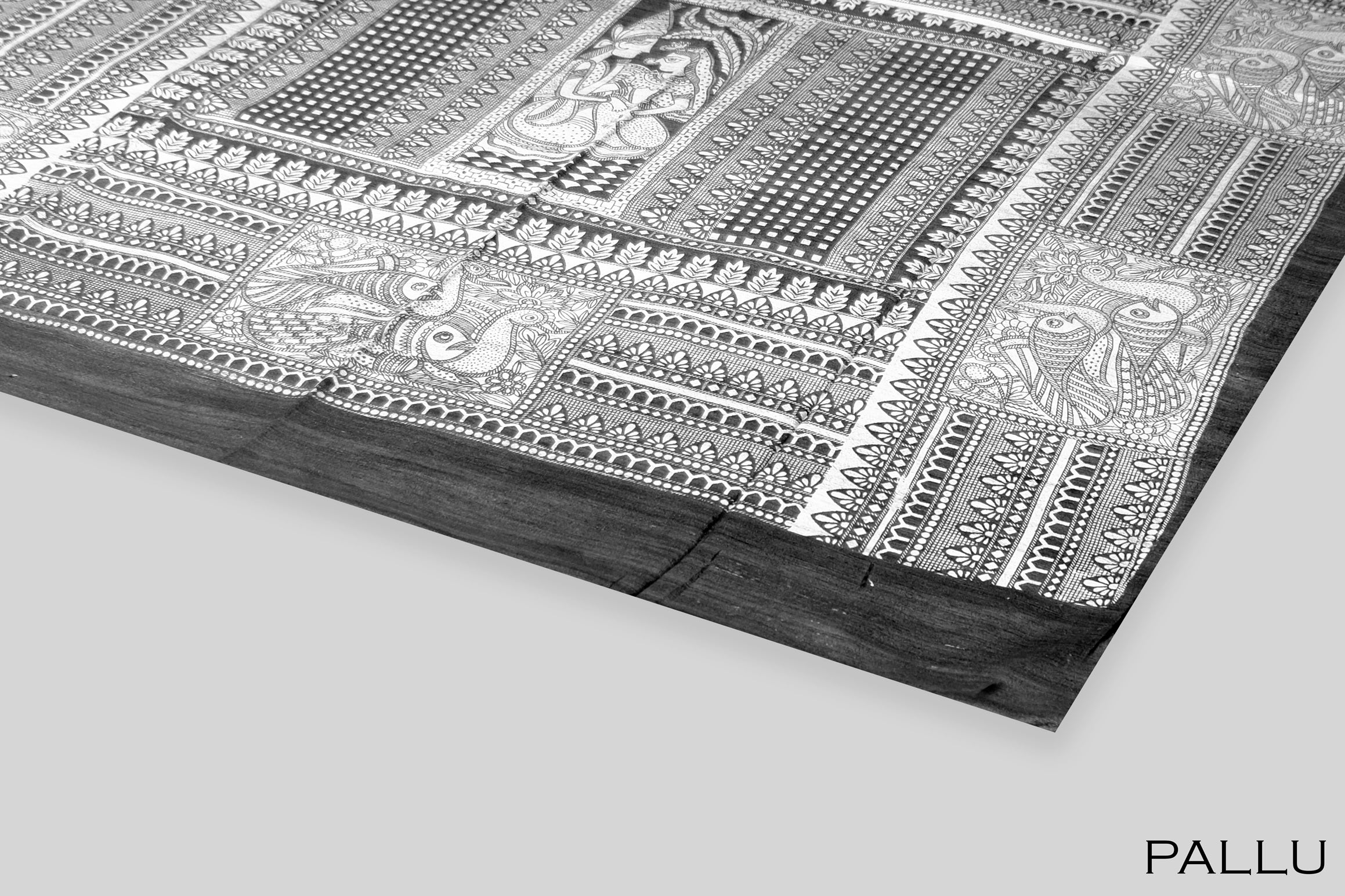 Black color pure Jute silk saree.