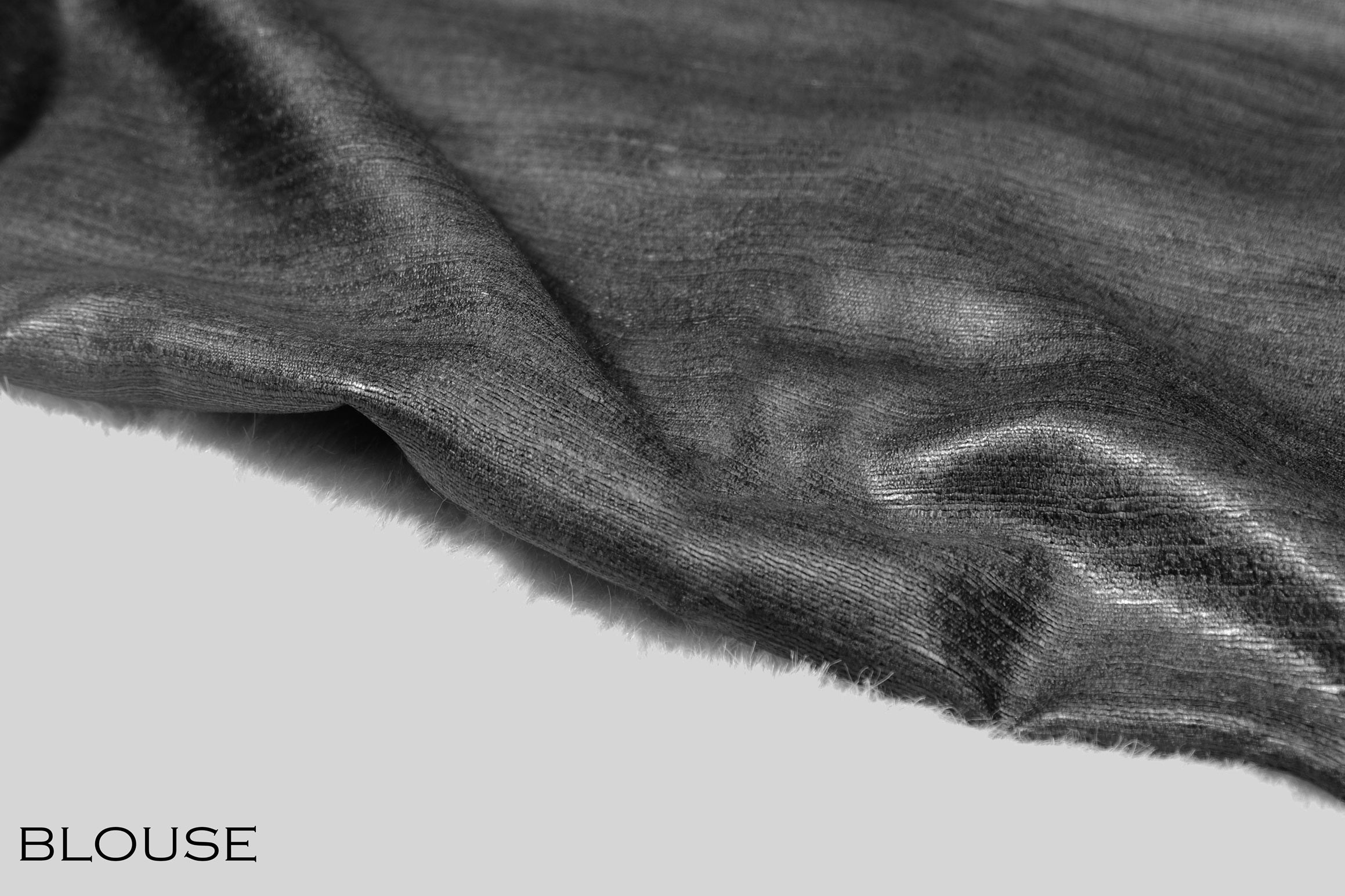 Black color pure Jute silk saree.