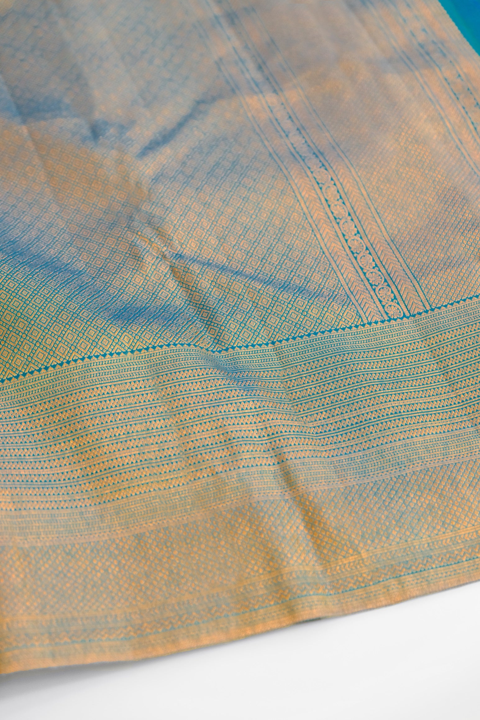 Green Color Kanchipuram Brocade Saree