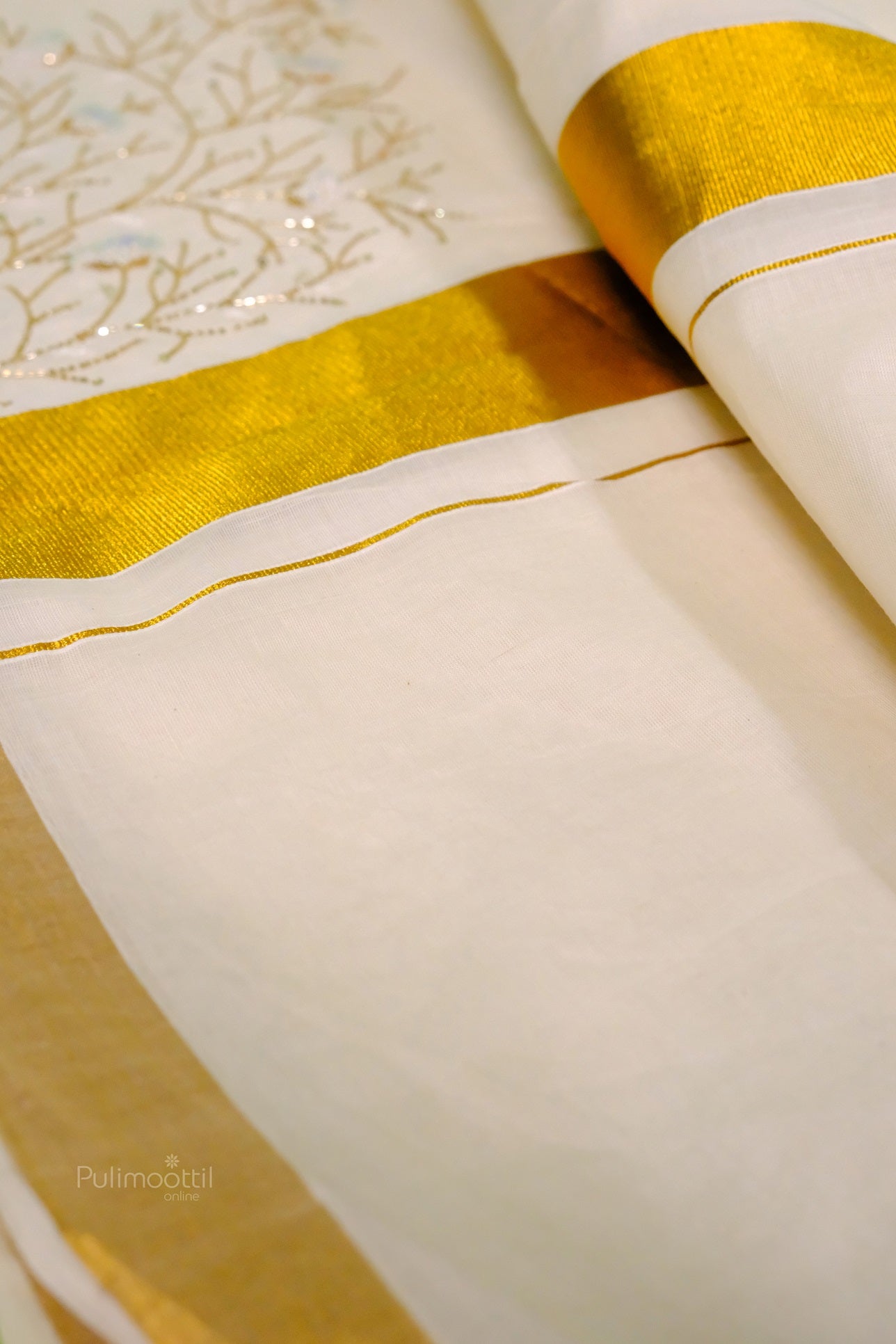 Pure Cotton Kerala Traditional Saree