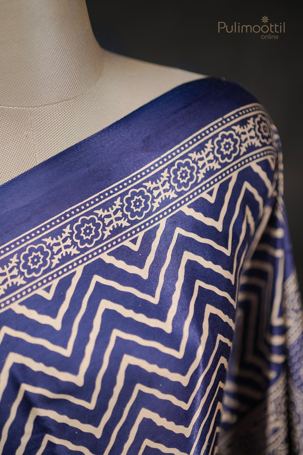 Blue Colour Modal Silk Saree