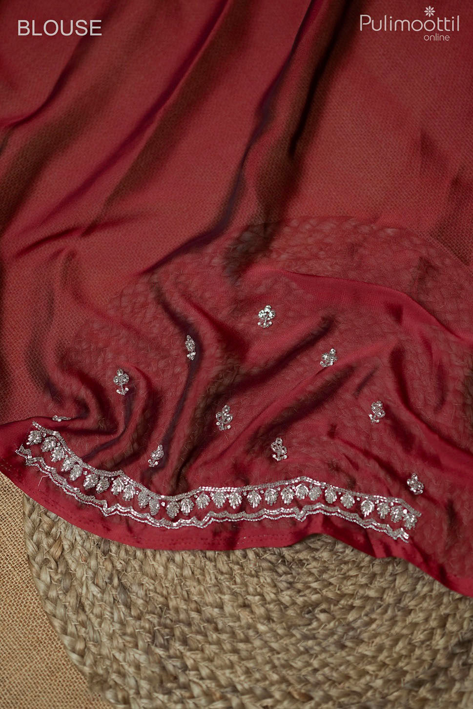 Maroon Colour Rangoli Silk Saree