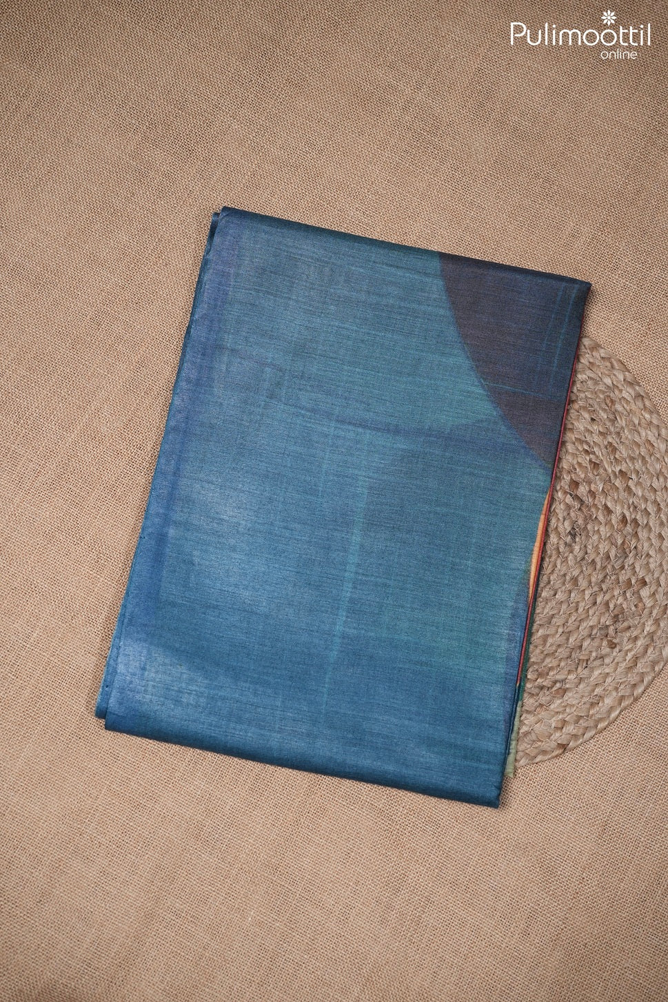 Multicolor Tussar silk saree