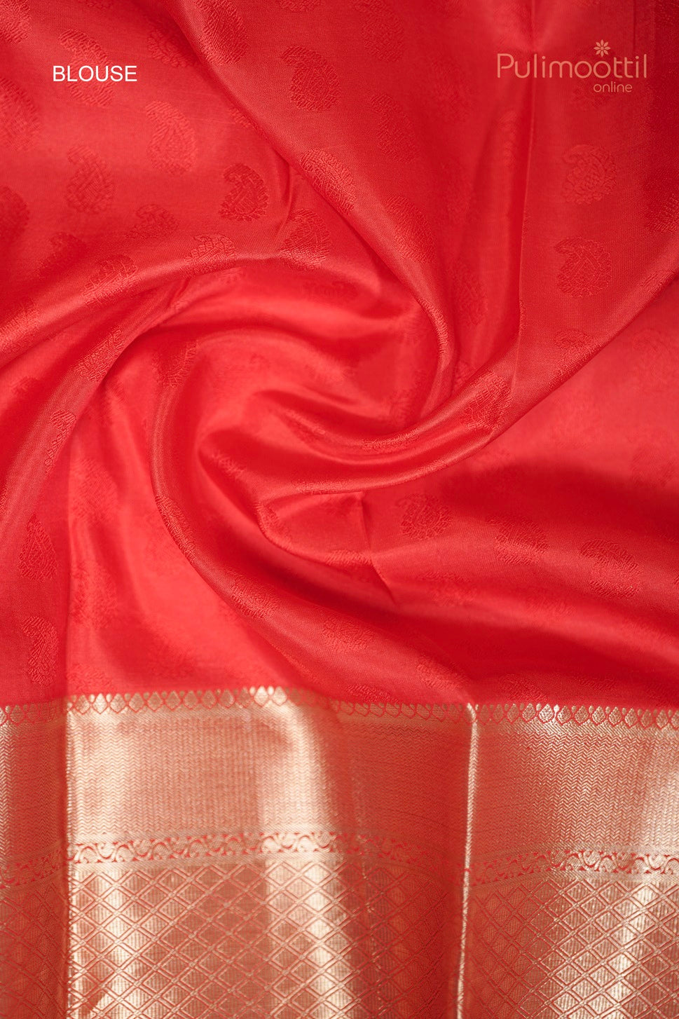 Red Colour Kanchipuram Soft Silk Saree