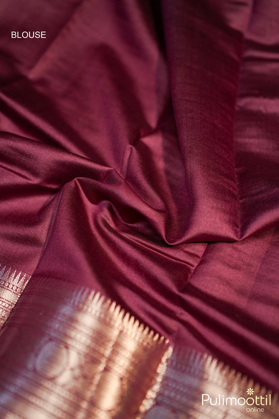 LightPeach Colour Mango Silk Saree.