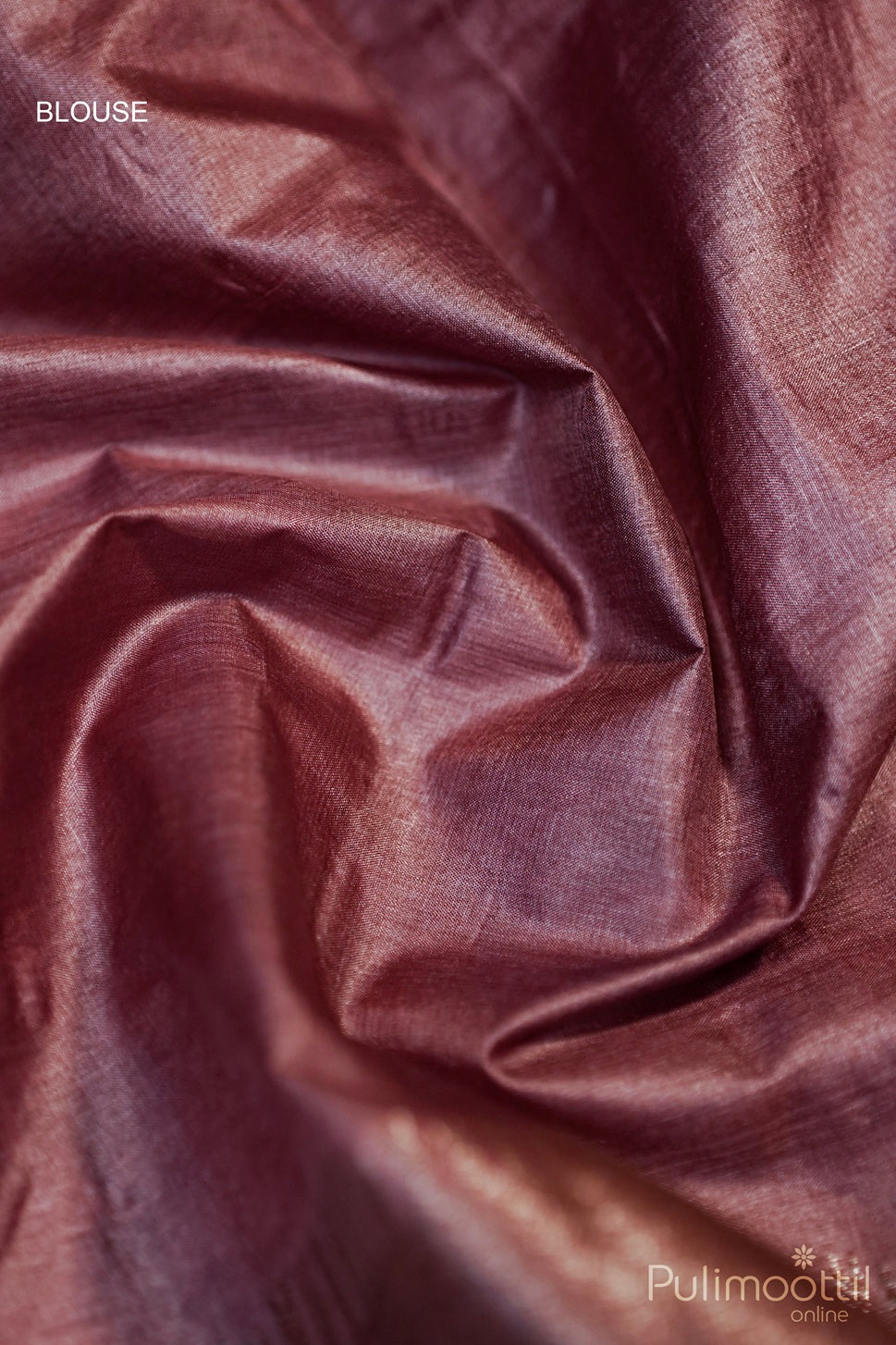 Chickoo Colour Tussar Silk Saree.