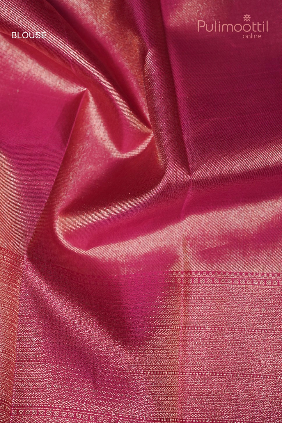 Pink Colour Brocade Wedding Saree